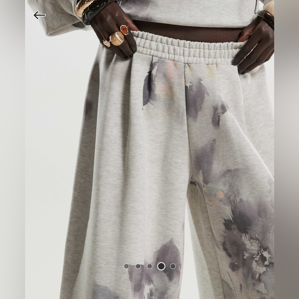 ASOS DESIGN wide leg sweatpants - Picture 3 of 3